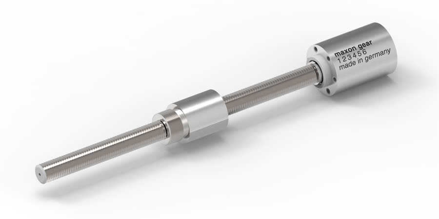 心軸減速機 GP 16 S Ø16 mm，公制心軸，M6 x 1